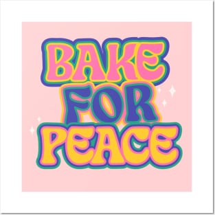 bake for peace yo Posters and Art